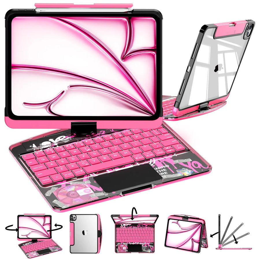 iPad Keyboard Case — 360° Rotating | Bluetooth